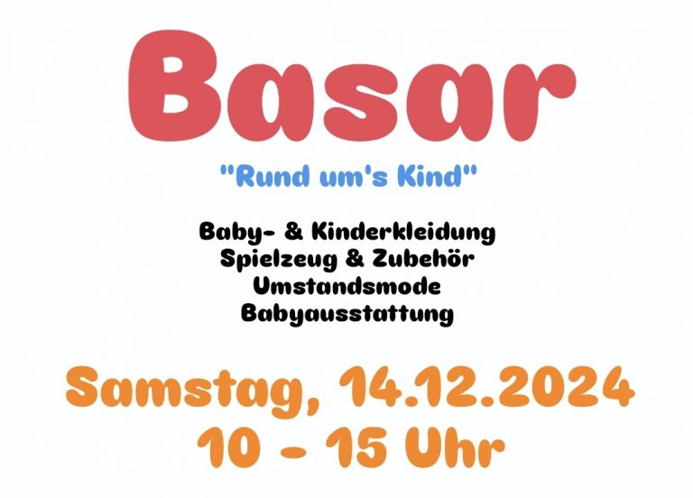 Basar für Baby- & Kinderkleidung und mehr am 14.12.2024 im DGH Todtenhausen